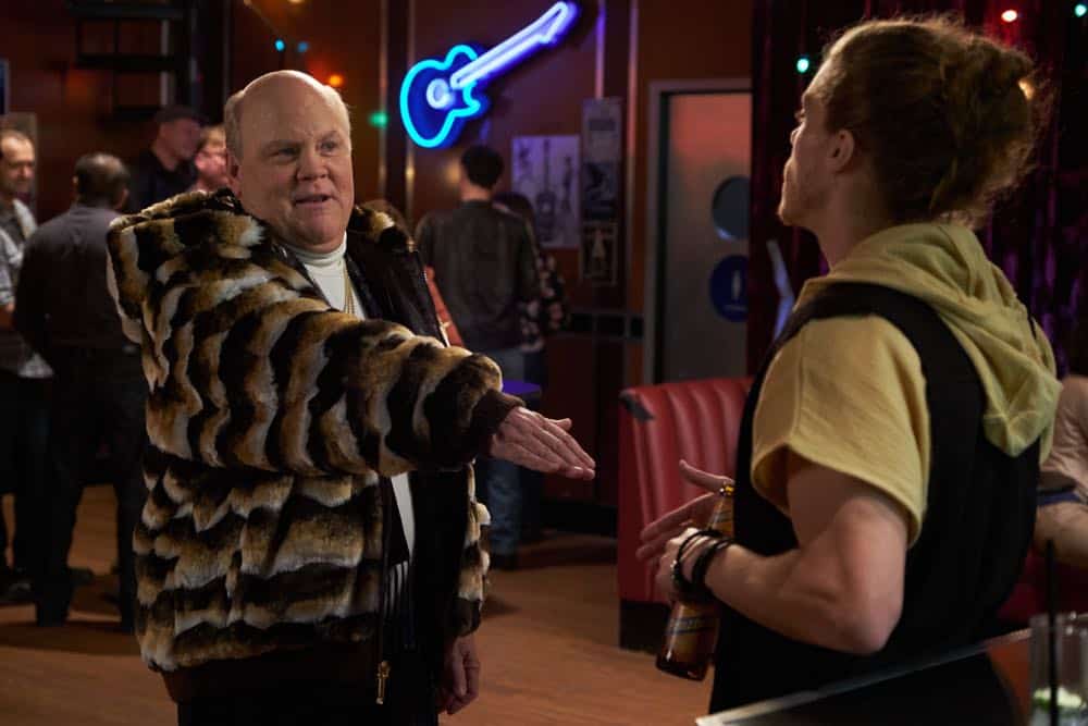 BROOKLYN NINE-NINE: L-R: Dirk Blocker and guest star Blake Anderson in the “Bachelor/ette Party” episode of BROOKLYN NINE-NINE airing Sunday, April 29 (8:30-9:00 PM ET/PT) on FOX. CR: FOX
