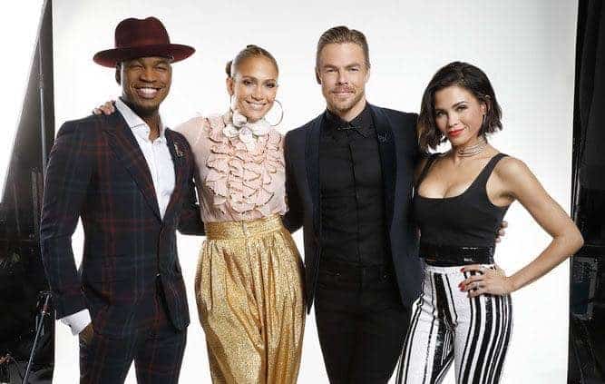NBC Renews WORLD OF DANCE For A Third Season 2 WORLD OF DANCE -- "Qualifiers" -- Pictured: (l-r) Ne-Yo, Jennifer Lopez, Derek Hough, Jenna Dewan -- (Photo by: Trae Patton/NBC)