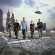 Yasemin Allen, Warren Brown, Jamie Bamber, Alin Sumarwata, Daniel MacPherson (Credit: Hal Shinnie/Cinemax)