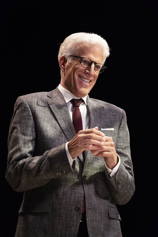 THE GOOD PLACE -- "Everything is Bronzer! Pt. 1" Episode 301 -- Pictured: Ted Danson as Michael -- (Photo by: Justin Lubin/NBC)