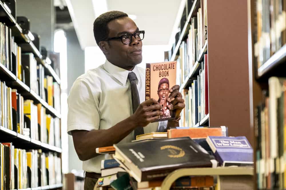 THE GOOD PLACE -- "Everything is Bronzer! Pt. 1" Episode 301 -- Pictured: William Jackson Harper as Chidi -- (Photo by: Justin Lubin/NBC)