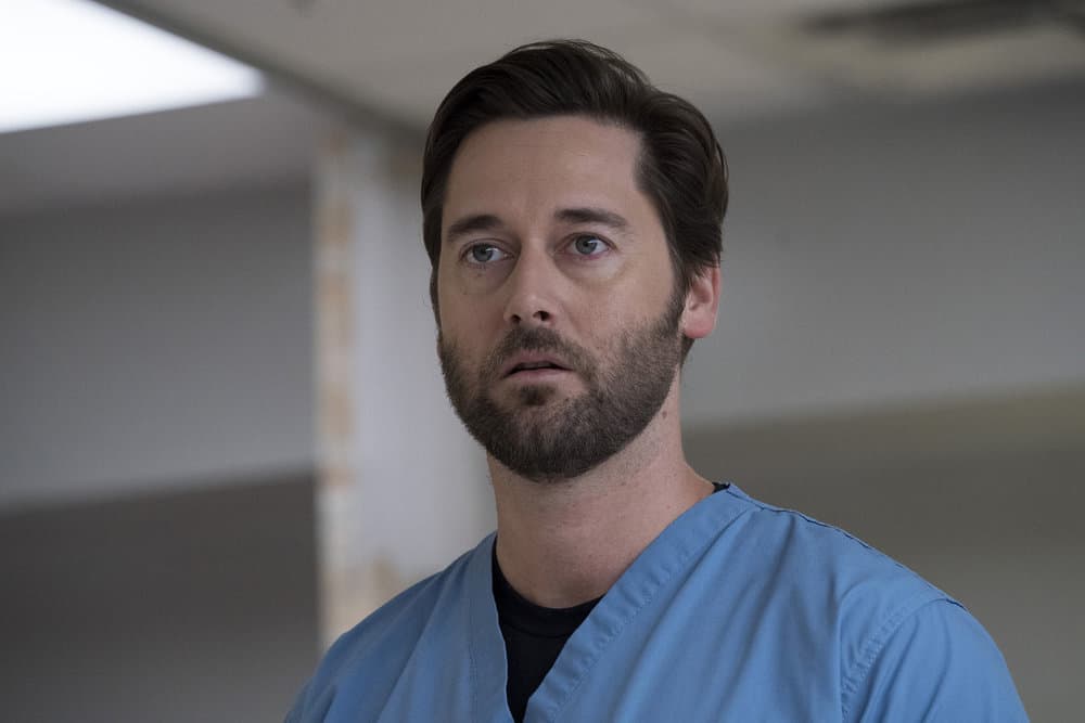 NEW AMSTERDAM -- "Your Turn" Episode 201 -- Pictured: Ryan Eggold as Dr. Max Goodwin -- (Photo by: Virginia Sherwood/NBC) NEW AMSTERDAM -- "Your Turn" Episode 201 -- Pictured: Ryan Eggold as Dr. Max Goodwin -- (Photo by: Virginia Sherwood/NBC)