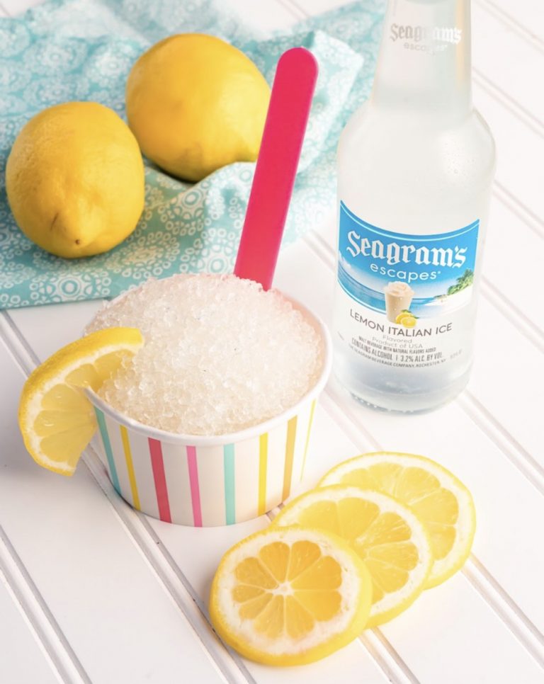 Seagram’s Escapes Lemon, Cherry And Blue Raspberry Italian Ice 4th Of