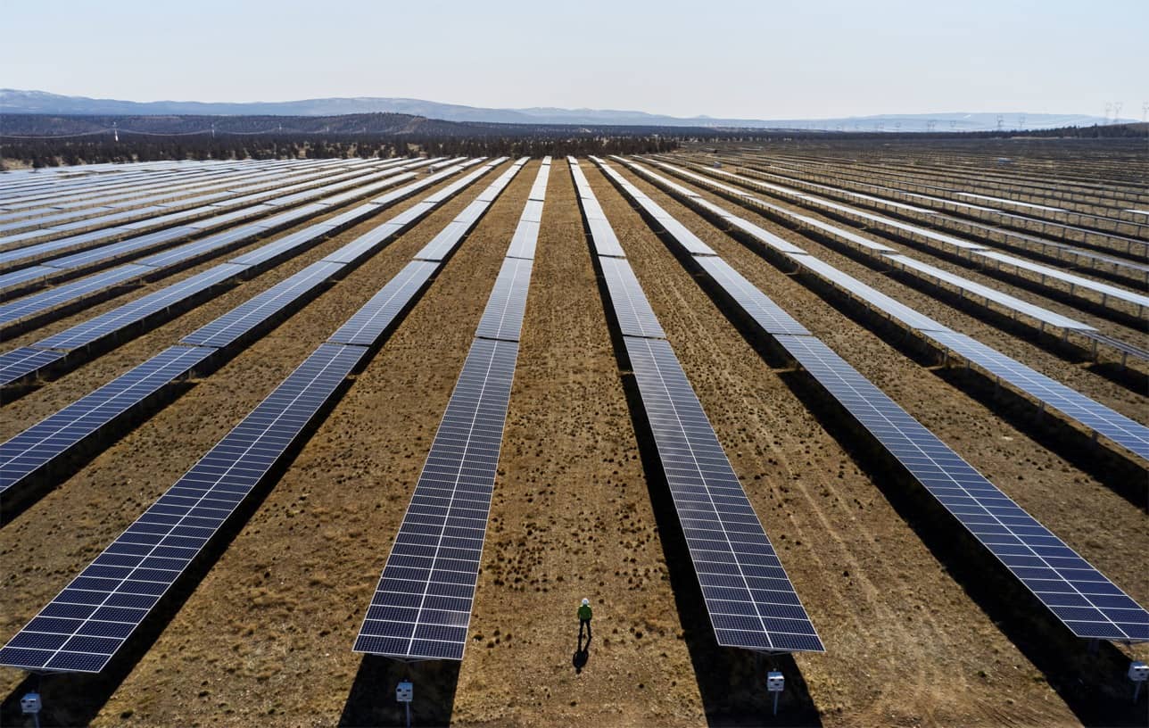Apple commits 100 percent carbon neutrality for supply chain and products by 2030 solar farm 07212020