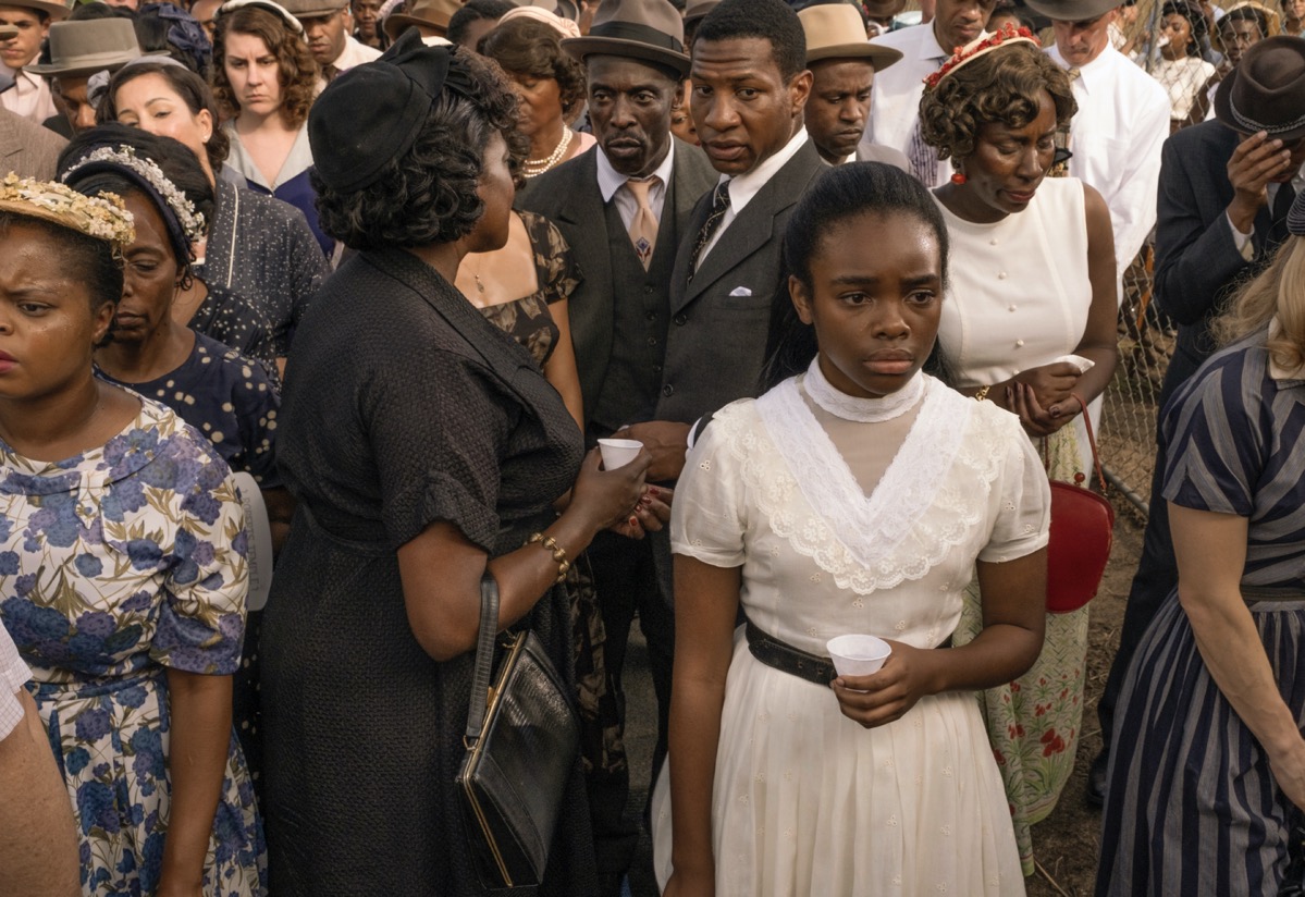 Michael K. Williams, Jonathan Majors, Jada Harris LOVECRAFT COUNTRY Season 1 – Episode 8 Photograph by Eli Joshua Ade/HBO