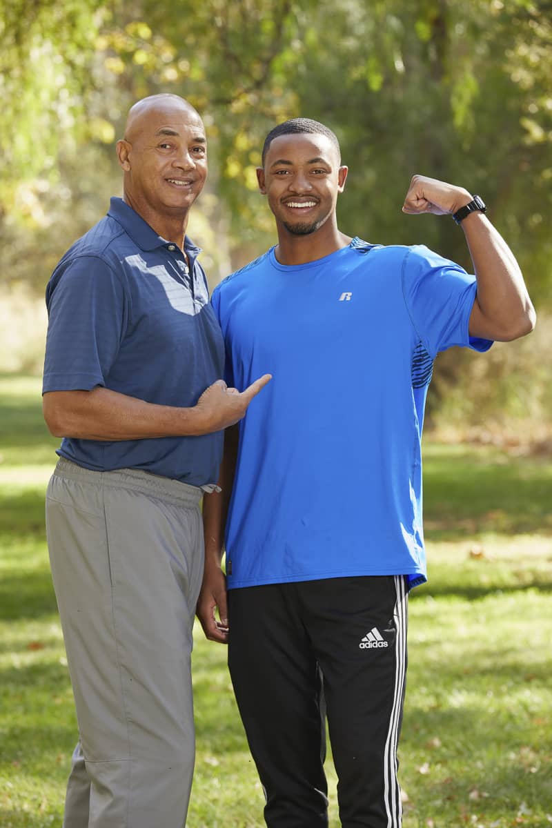 Father and Son from Louisville, Ky., Jerry Eaves (L) and Frank Eaves (R), compete on the 32nd season of THE AMAZING RACE which will premiere on Wednesday, October 14 (9:00-10:00 PM, ET/PT). Photo: Sonja Flemming/CBS ©2018 CBS Broadcasting, Inc. All Rights Reserved Father and Son from Louisville, Ky., Jerry Eaves (L) and Frank Eaves (R), compete on the 32nd season of THE AMAZING RACE which will premiere on Wednesday, October 14 (9:00-10:00 PM, ET/PT). Photo: Sonja Flemming/CBS ©2018 CBS Broadcasting, Inc. All Rights Reserved