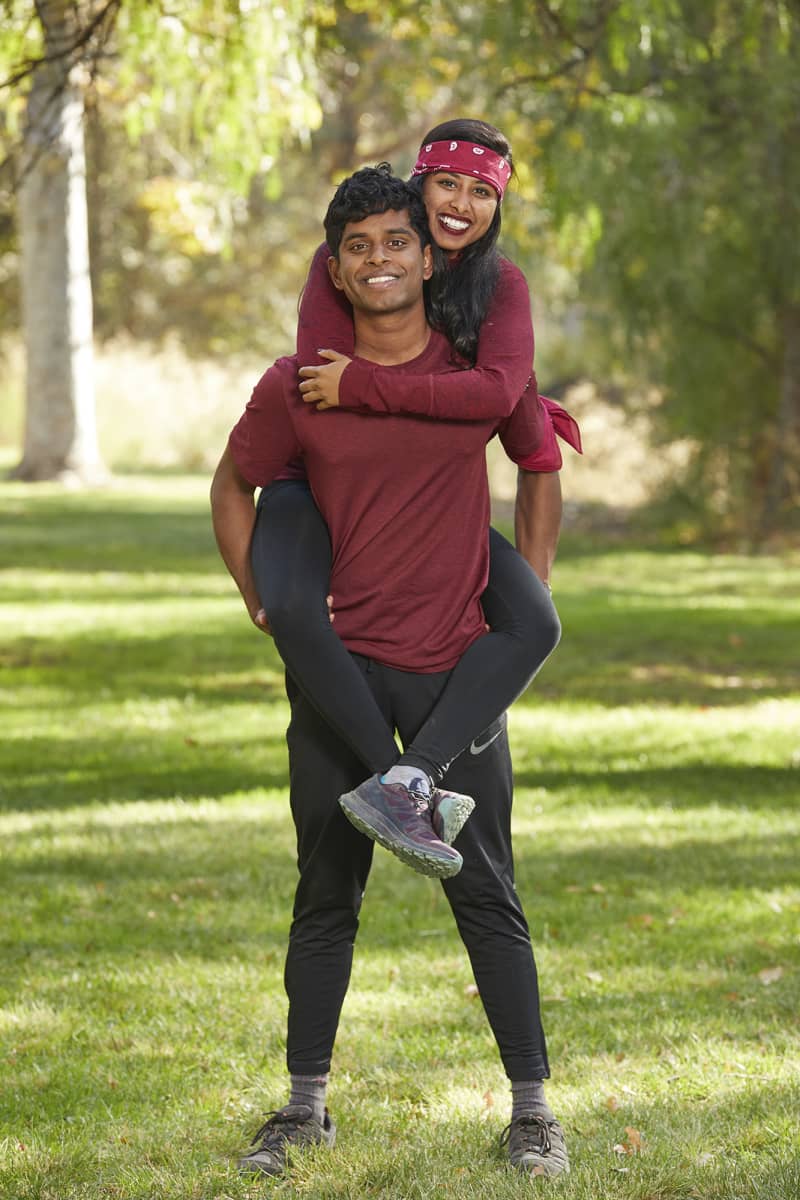 Siblings from Fremont and Berkeley, Calif., Eswar Dhinakaran (L) and Aparna Dhinakaran (R), compete on the 32nd season of THE AMAZING RACE which will premiere on Wednesday, October 14 (9:00-10:00 PM, ET/PT). Photo: Sonja Flemming/CBS 2018 CBS Broadcasting, Inc. All Rights Reserved Siblings from Fremont and Berkeley, Calif., Eswar Dhinakaran (L) and Aparna Dhinakaran (R), compete on the 32nd season of THE AMAZING RACE which will premiere on Wednesday, October 14 (9:00-10:00 PM, ET/PT). Photo: Sonja Flemming/CBS 2018 CBS Broadcasting, Inc. All Rights Reserved