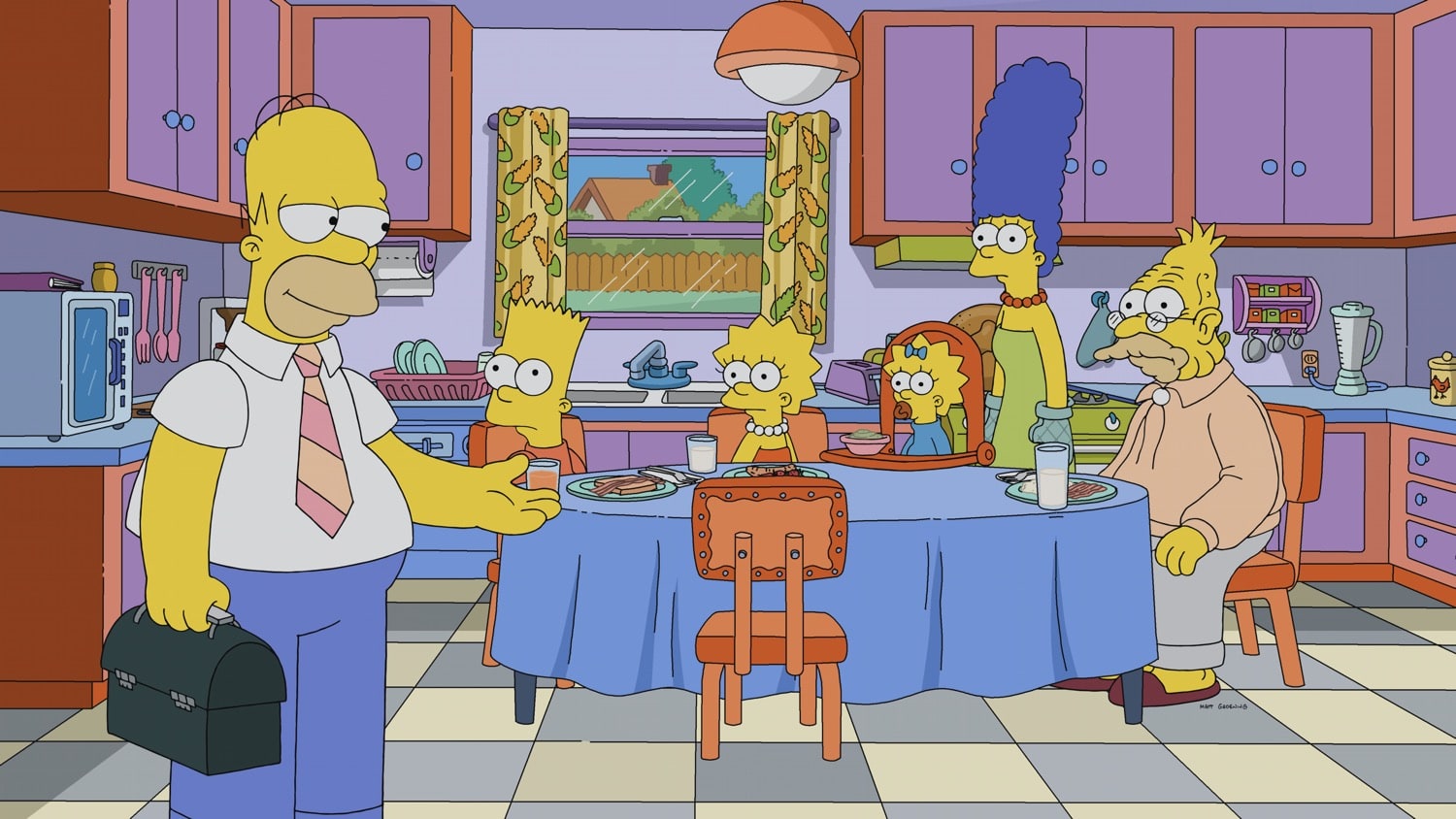THE SIMPSONS: Mr. Burns goes undercover as “Fred” at the nuclear power plant and becomes friends with Homer and the gang. Burns implements all sorts of amenities to improve his employees’ lives, but a jealous Smithers plots to bring the old, bitter Burns back and destroy Fred in the “Undercover Burns” season premiere episode of THE SIMPSONS airing Sunday, Sept. 27 (8:00-8:31 PM ET/PT) on FOX. THE SIMPSONS © 2020 by Twentieth Century Fox Film Corporation. THE SIMPSONS: Mr. Burns goes undercover as “Fred” at the nuclear power plant and becomes friends with Homer and the gang. Burns implements all sorts of amenities to improve his employees’ lives, but a jealous Smithers plots to bring the old, bitter Burns back and destroy Fred in the “Undercover Burns” season premiere episode of THE SIMPSONS airing Sunday, Sept. 27 (8:00-8:31 PM ET/PT) on FOX. THE SIMPSONS © 2020 by Twentieth Century Fox Film Corporation.