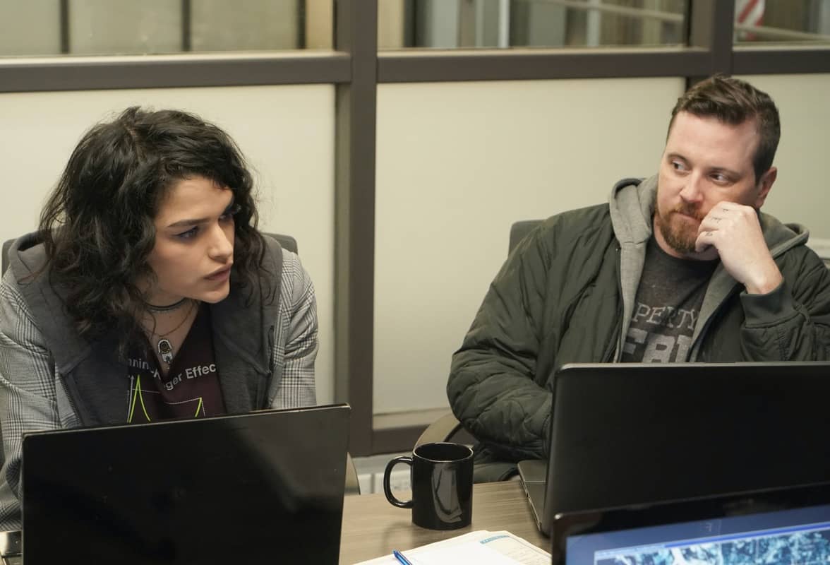 NEXT: L-R: Eve Harlow and Michael Mosley in the "File #1" season premiere episode of NEXT airing Tuesday, Oct. 6 (9:00-10:00 PM ET/PT) on FOX. © 2020 FOX MEDIA LLC. Cr: Shane HarveyFOX. NEXT: L-R: Eve Harlow and Michael Mosley in the "File #1" season premiere episode of NEXT airing Tuesday, Oct. 6 (9:00-10:00 PM ET/PT) on FOX. © 2020 FOX MEDIA LLC. Cr: Shane HarveyFOX.