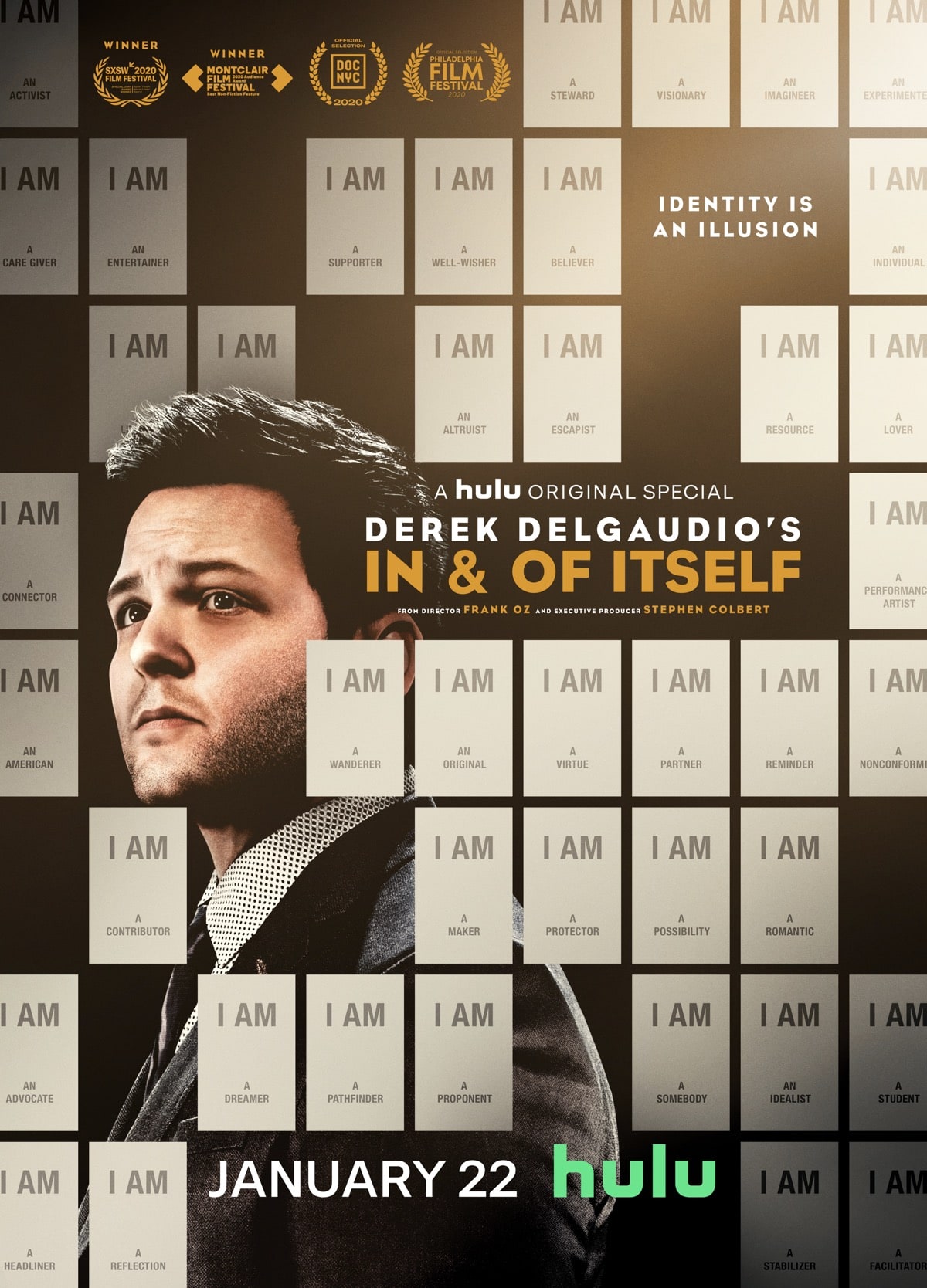 DEREK DELGAUDIO'S IN & OF ITSELF Trailer And Poster Key Art 4 DEREK DELGAUDIO’S IN & OF ITSELF Key Art Poster