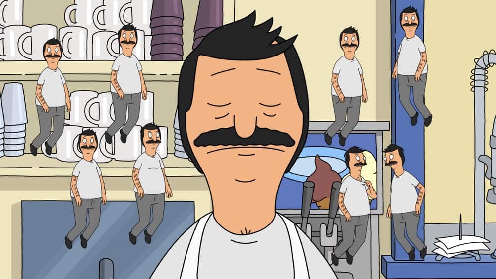 BOB'S BURGERS Season 11 Episode 19: When Louise finds out that Rudy has a model bridge that explodes, she decides to set out on a sort-of-kind-of-perilous journey, dragging her siblings along for the ride. Meanwhile, Mort tries to teach Bob, Linda and Teddy how to meditate in the "Bridge Over Troubled Rudy" episode of BOBíS BURGERS airing Sunday, May 2 (9:00-9:30 PM ET/PT) on FOX. BOBíS BURGERS © 2021 by 20th Television.