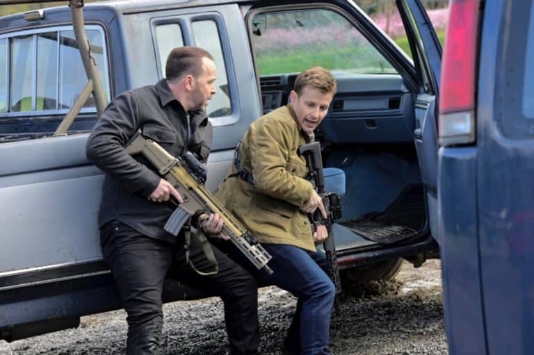Blue Bloods Saison 11 épisode 16 BLUE BLOODS Season 11 Episode 16 Photos Justifies The Means | Seat42F