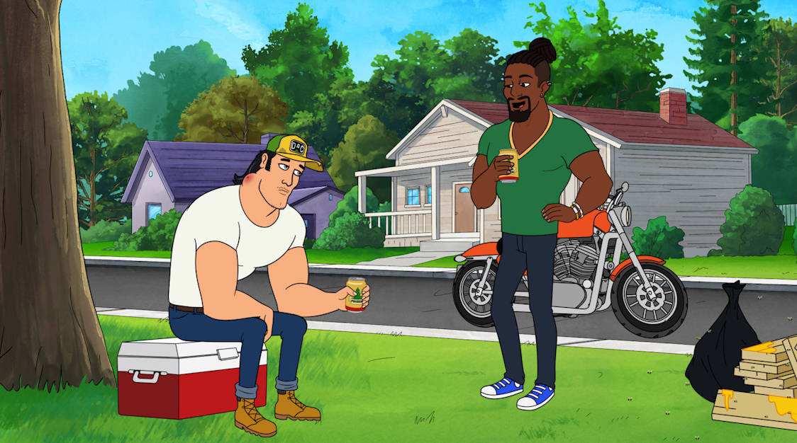 BLESS THE HARTS Season 2 Episode 22 : When Jenny ignores Jesus advice on a moral conundrum, her new take on the truth causes huge problems in Louises life. Meanwhile, both Betty and Wayne turn to Travis for spiritual healing after refusing to go to a doctor for help with medical problems in the Toni with an i episode of BLESS THE HARTS airing Sunday, May 23 (7:30-8:00 PM ET/PT) on FOX. Guest voice Kenan Thompson (R). BLESS THE HARTS © 2021 by 20th Television and Fox Media LLC.