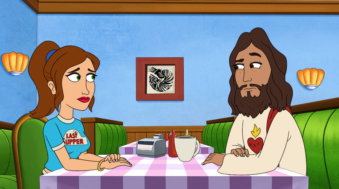 BLESS THE HARTS Season 2 Episode 22 : When Jenny ignores JesusÕ advice on a moral conundrum, her new take on the truth causes huge problems in LouiseÕs life. Meanwhile, both Betty and Wayne turn to Travis for spiritual healing after refusing to go to a doctor for help with medical problems in the ÒToni with an iÓ episode of BLESS THE HARTS airing Sunday, May 23 (7:30-8:00 PM ET/PT) on FOX. BLESS THE HARTS © 2021 by 20th Television and Fox Media LLC.