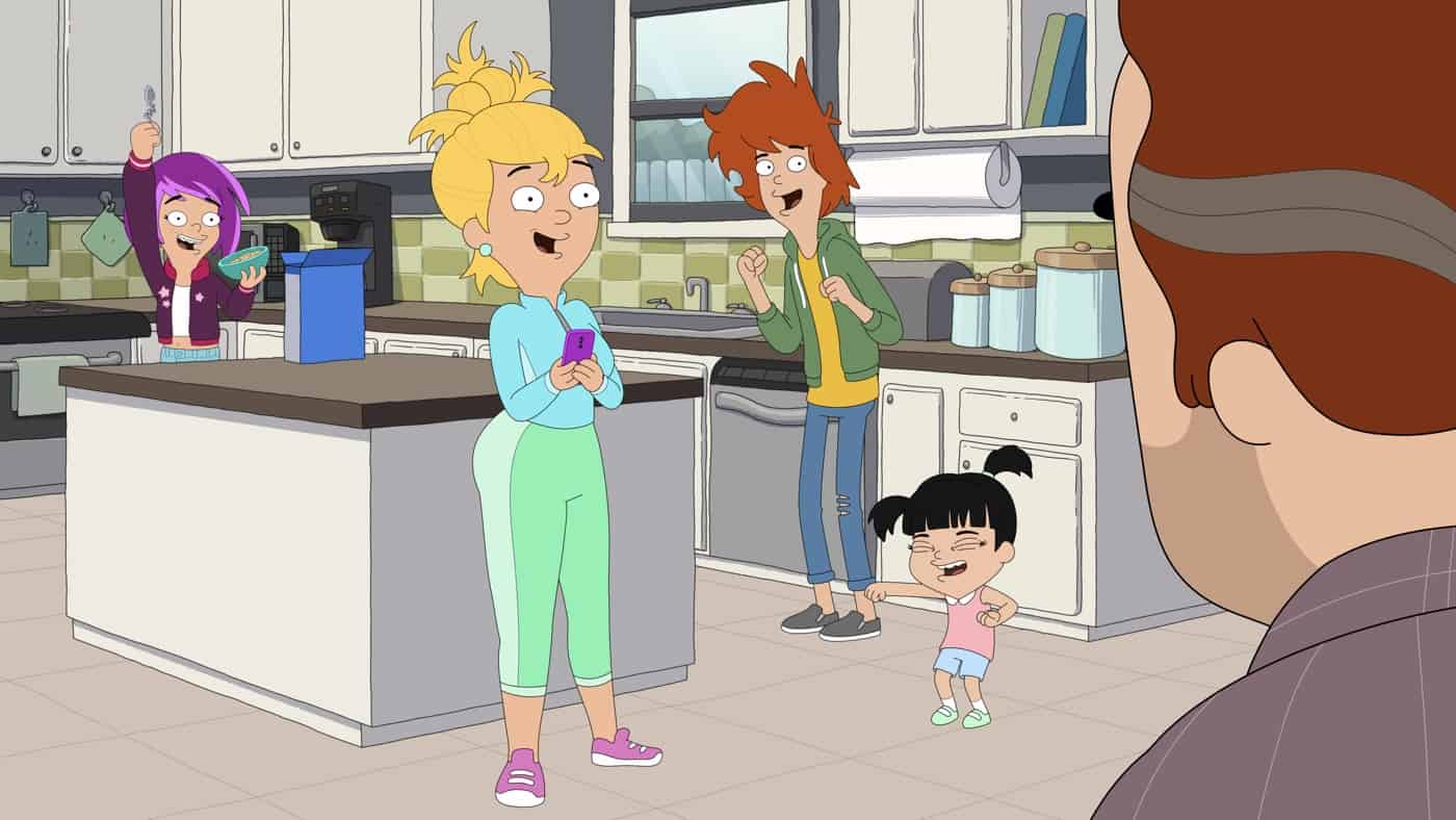 DUNCANVILLE Season 2 Episode 4: Duncan and Kimberly are sent away to therapy camp, so Annie and Jack can get them to stop fighting with each other. With the older kids away, Annie and Jack are left with Jing, who is overwhelmed by all the attention she gets in the “Sibling Revelry” episode of DUNCANVILLE airing Monday, June 7 (9:30-10:00 PM ET/PT) on FOX. DUNCANVILLE © 2021 by 20th Television, Universal Television LLC and Fox Media LLC.