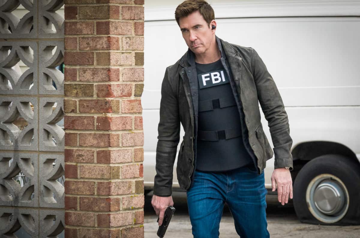 FBI MOST WANTED Season 3 Episode 17 “Covenant” – The team’s new leader, charming but formidable Special Agent Remy Scott (Dylan McDermott), takes charge as they investigate a series of homicides tied to a forbidden love between a young teen and her older boyfriend, on the CBS Original series FBI: MOST WANTED, Tuesday, April 12 (10:00-11:00 PM, ET/PT) on the CBS Television Network, and available to stream live and on demand on Paramount+. Pictured: Dylan McDermott as Supervisory Special Agent Remy Scott. Photo: Mark Schäfer/CBS ©2022 CBS Broadcasting, Inc. All Rights Reserved.