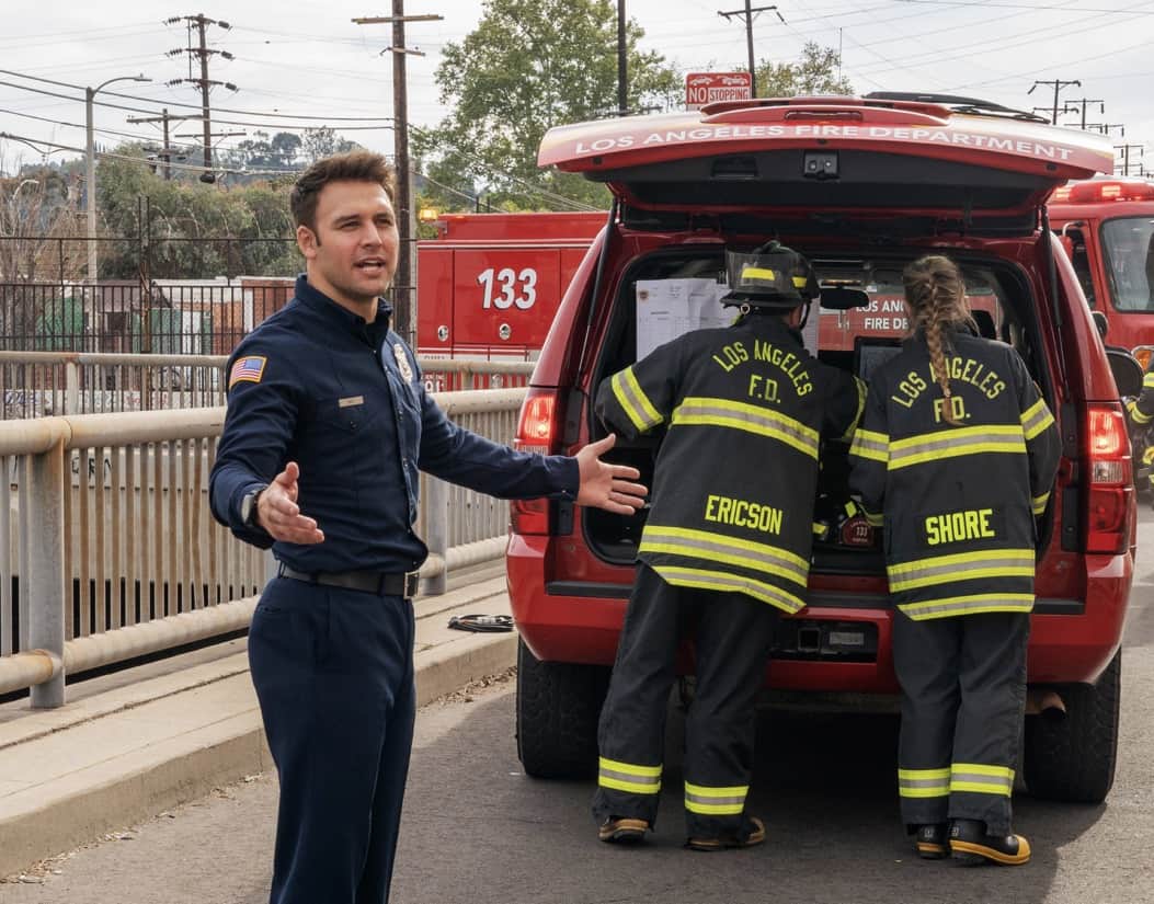 911 Season 5 Episode 16 Photos May Day 2 911 Season 5 Episode 16 : Ryan Guzman in the “May Day” episode of 9-1-1 airing Monday, May 2 (8:00-9:00 PM ET/PT) on FOX. CR: Jack Zeman/ FOX. © 2022 FOX MEDIA LLC. CR: FOX.