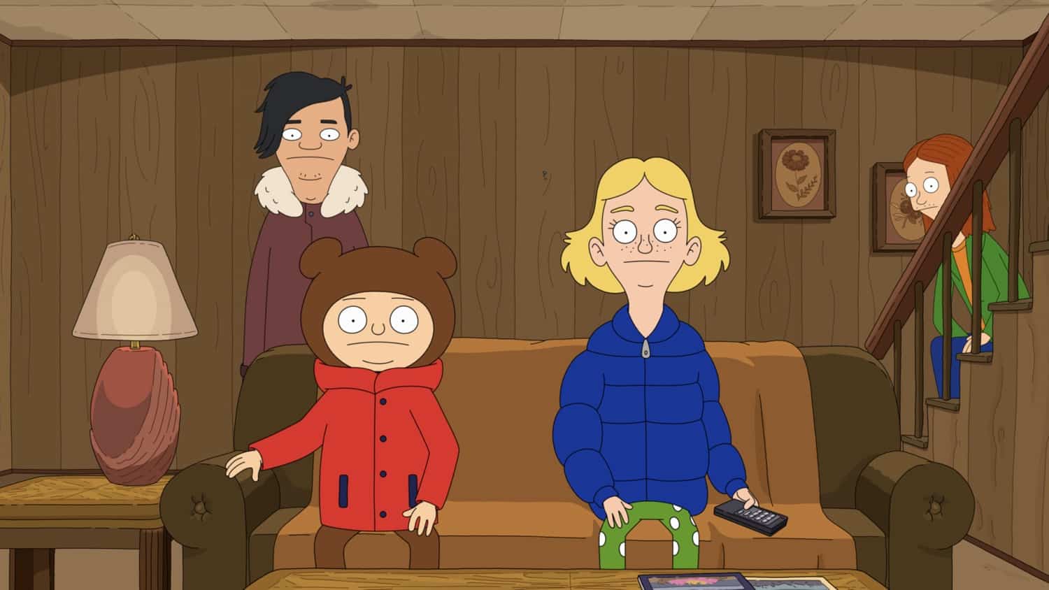 THE GREAT NORTH Season 2 Episode 20: With Crispin's help, Ham tries to re-create a more theatrical version of his coming out. Meanwhile, hoping to record their first true crime podcast, Wolf and Honeybee investigate a local cold case and are shocked by what they uncover in the “Say It Again, Ham Adventure” episode of THE GREAT NORTH airing Sunday, May 8 (8:30-9:00 PM ET/PT) on FOX. THE GREAT NORTH © 2022 by 20th Television and Fox Media LLC.