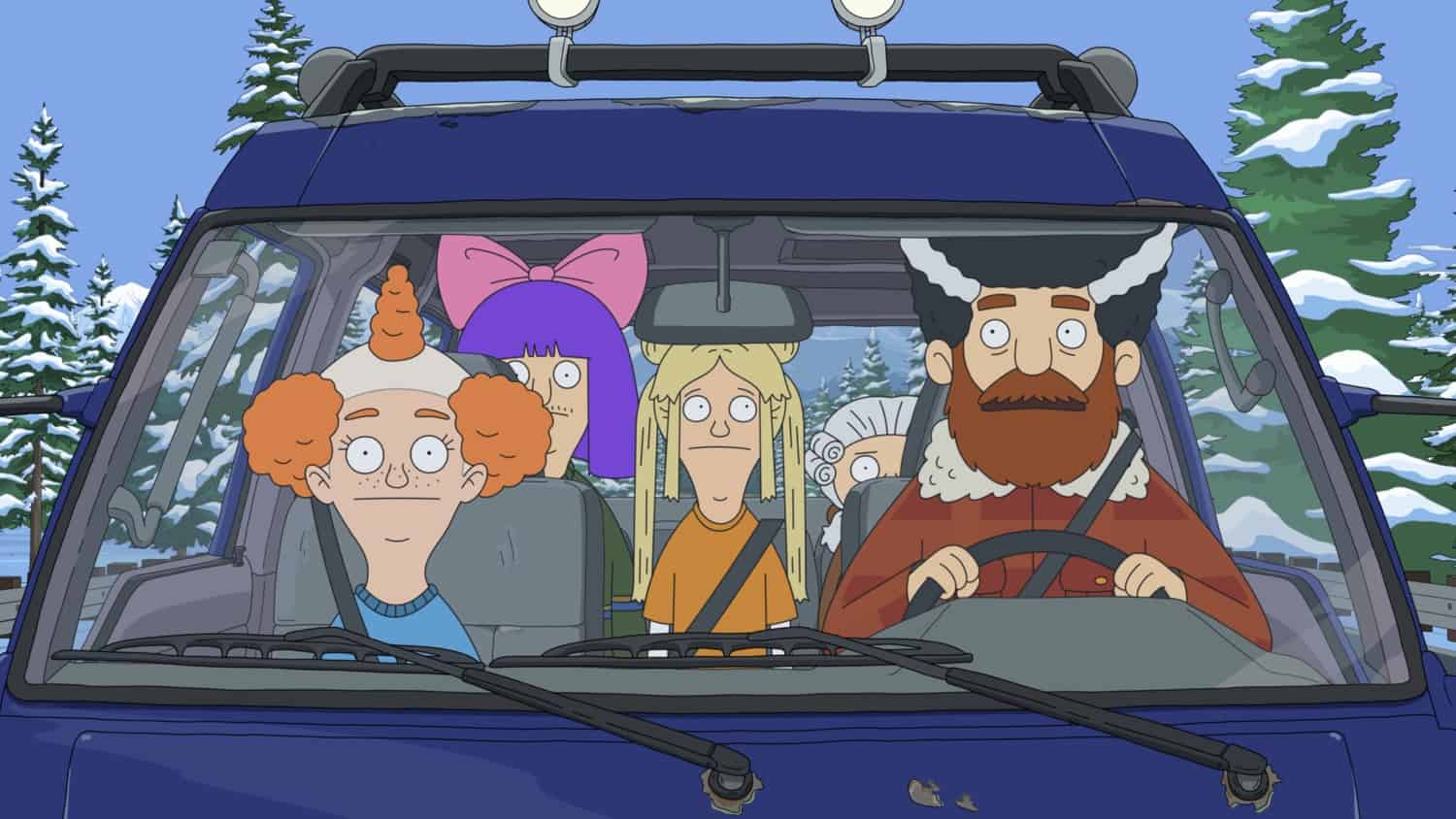 THE GREAT NORTH Season 2 Episode 20: With Crispin's help, Ham tries to re-create a more theatrical version of his coming out. Meanwhile, hoping to record their first true crime podcast, Wolf and Honeybee investigate a local cold case and are shocked by what they uncover in the “Say It Again, Ham Adventure” episode of THE GREAT NORTH airing Sunday, May 8 (8:30-9:00 PM ET/PT) on FOX. THE GREAT NORTH © 2022 by 20th Television and Fox Media LLC.