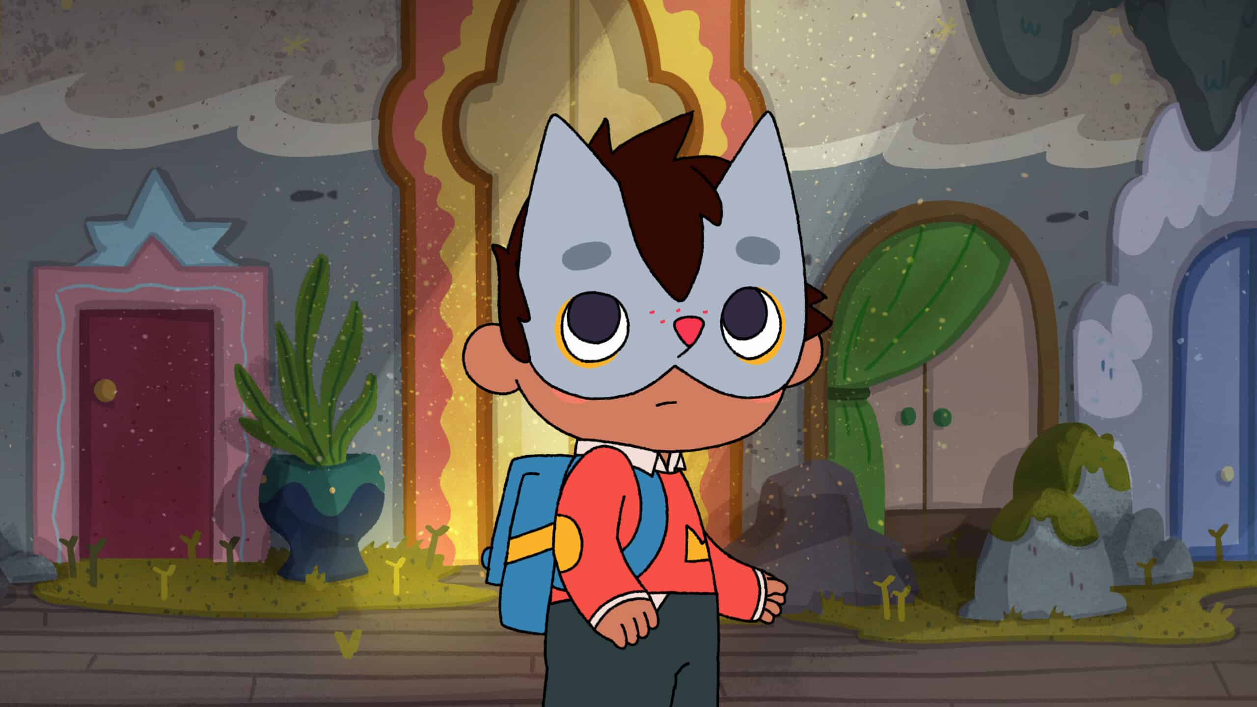 Wolfboy (voiced by Kassian Akhtar) in “Wolfboy and the Everything Factory” now streaming on Apple TV+