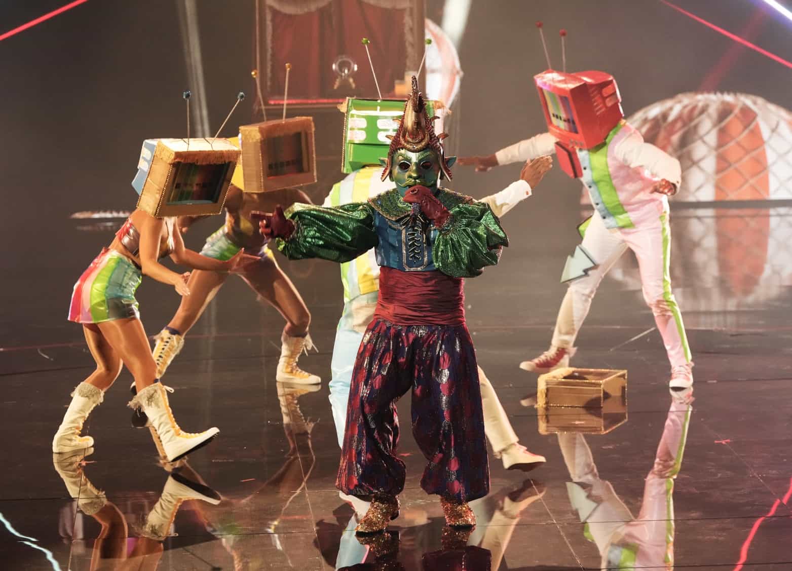 THE MASKED SINGER Season 8 Episode 3 Photos TV Theme Night 7 THE MASKED SINGER Season 8 Episode 3: Fortune Teller in the “TV Theme Night” episode of THE MASKED SINGER airing Wednesday, Oct. 5 (8:00-9:00 PM ET/PT) on FOX. © 2022 FOX Media LLC. CR: Michael Becker / FOX.