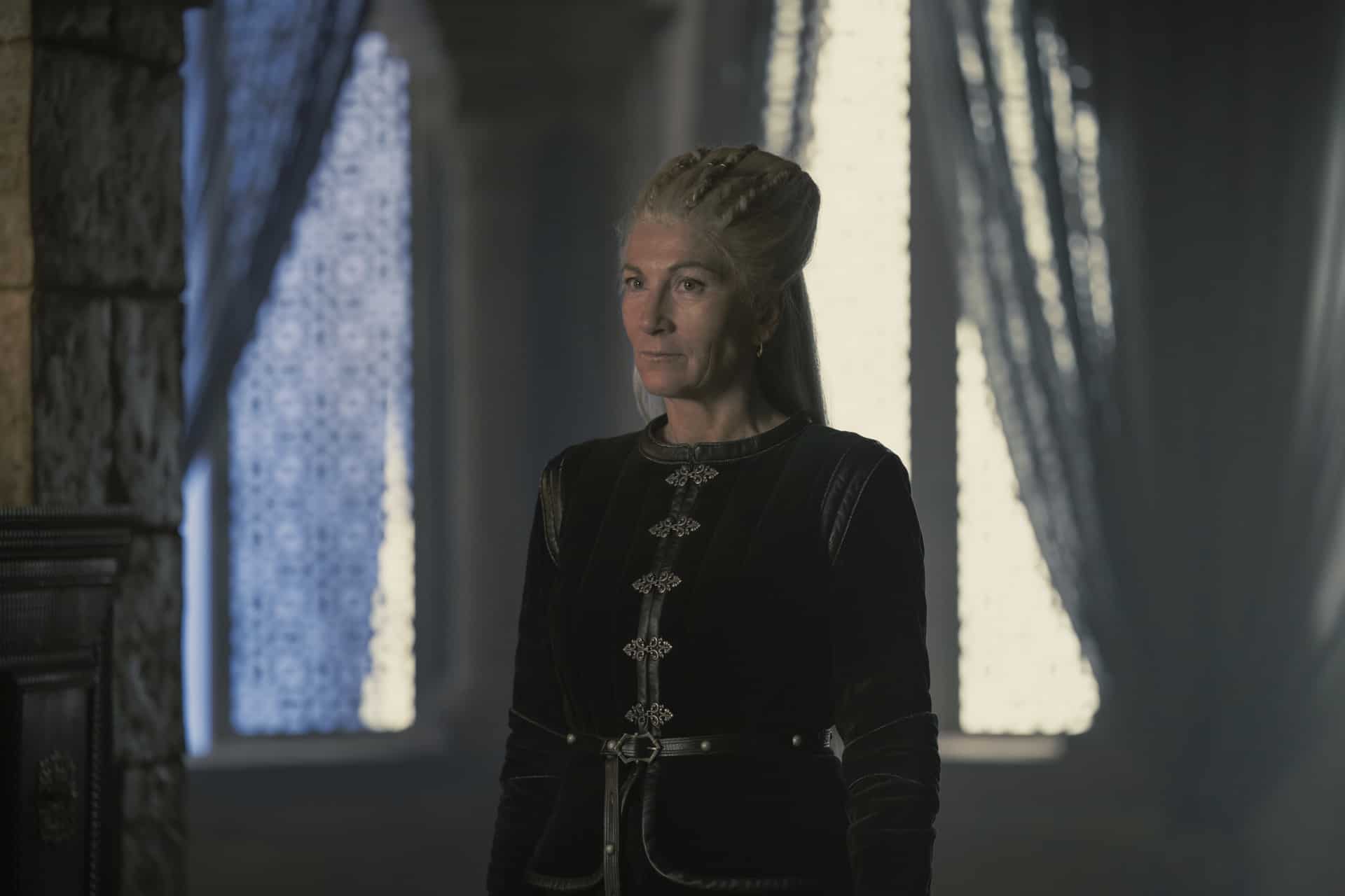 HOUSE OF THE DRAGON Season 1 Episode 9 Photos The Green Council 8 Eve Best HBO House of the Dragon Season 1 Episode 9 Photograph by Liam Daniel/ HBO