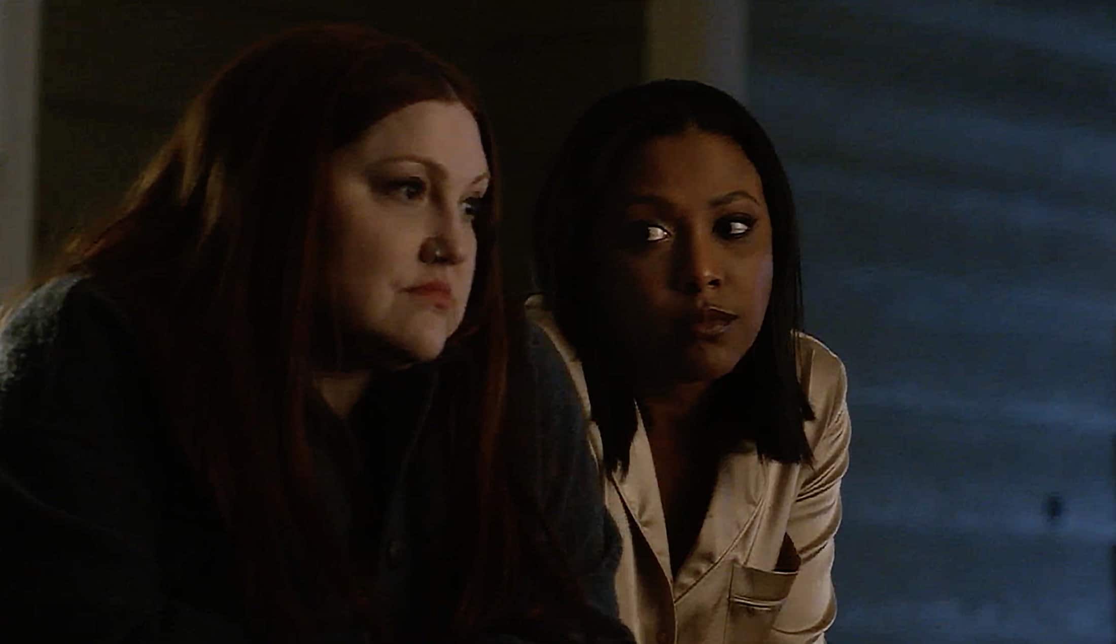 MONARCH Season 1 Episode 6 Photos The Night Of: L-R: Beth Ditto and Meagan Holder in “The Night Of…” episode of MONARCH airing Tuesday, Oct. 18 (9:00-10:00 PM ET/PT) on FOX.. © 2022 FOX MEDIA LLC. CR: FOX.