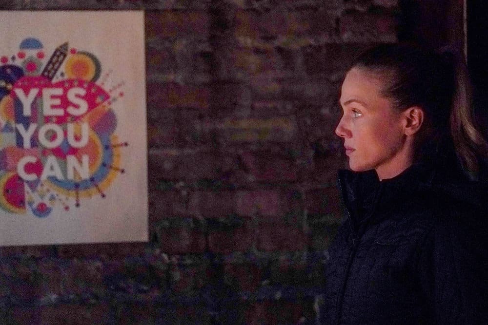 CHICAGO P.D. -- "Proof of Burden" Episode 1009 -- Pictured: Tracy Spiridakos as Hailey Upton -- (Photo by: Lori Allen/NBC)