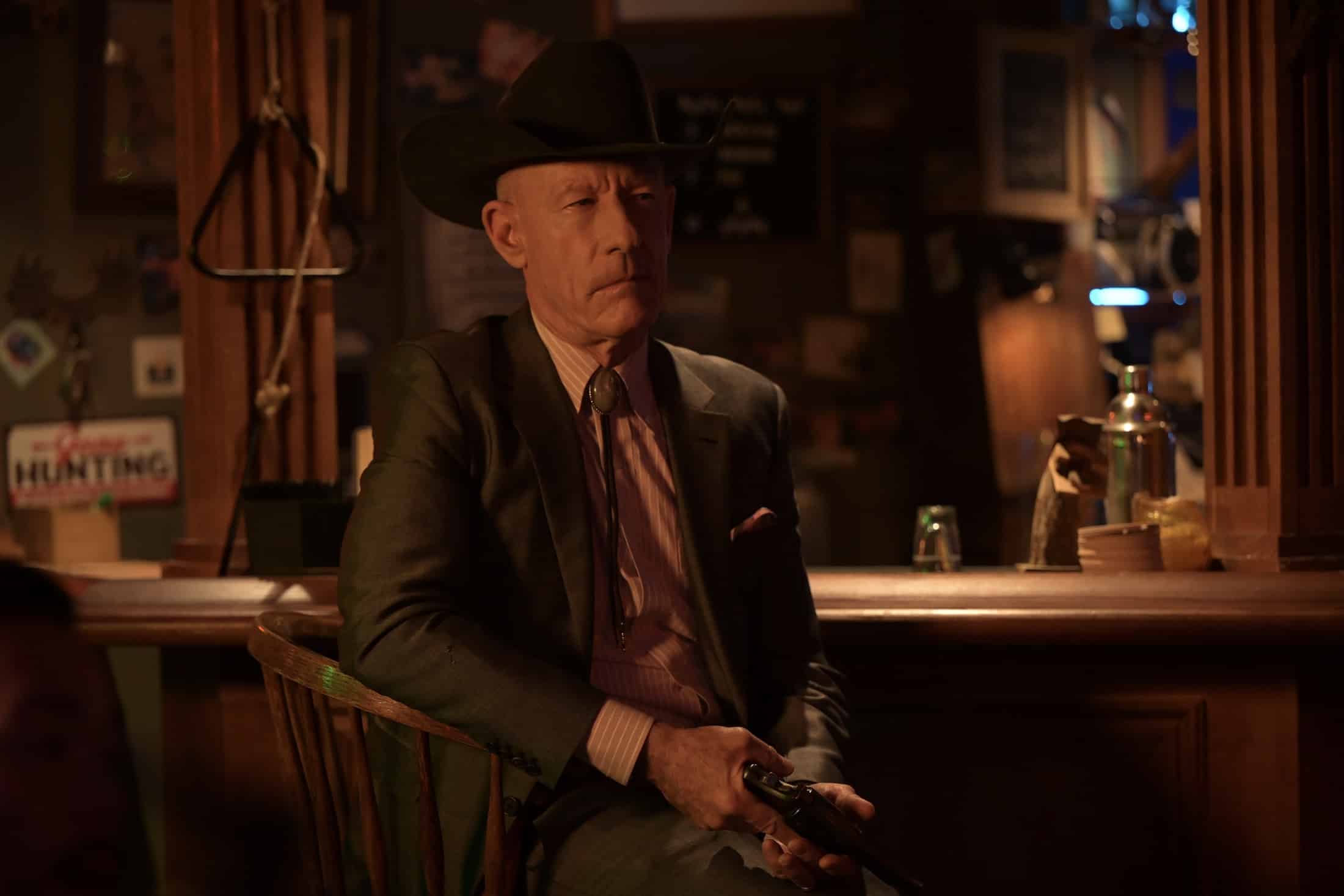 BIG SKY Season 3 Episode 12 picture - “Are You Mad?” – Jenny, Cassie and Beau uncover the truth about the Bleeding Heart Killer, but before justice can be served, chaos breaks out. Avery’s involvement with Tony’s crime family escalates to a standoff; Emily and Denise are put in grave danger; and despite her recent revelations, Sunny’s family ties continue to pull apart. As Cassie, Jenny and Beau work to clean up the mess, the killer is still on the loose, ensuring no one is safe on “Big Sky: Deadly Trails,” WEDNESDAY, JAN. 11 (10:00-11:00 p.m. EST), on ABC. (ABC/Anna Kooris) LYLE LOVETT