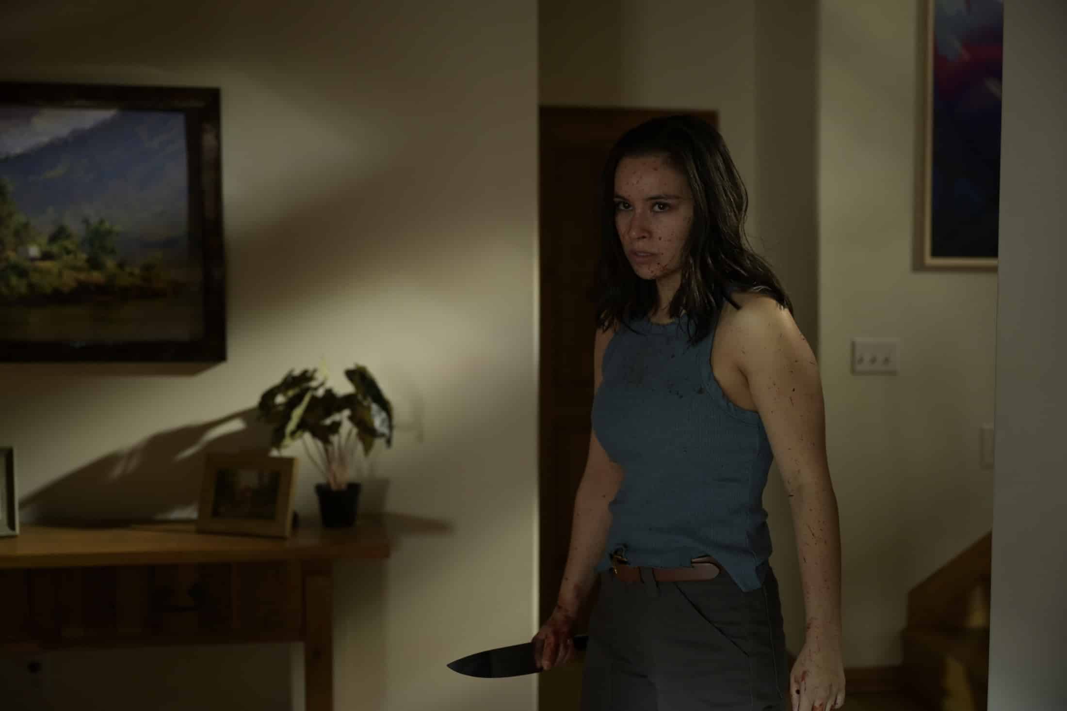 BIG SKY Season 3 Episode 12 - “Are You Mad?” – Jenny, Cassie and Beau uncover the truth about the Bleeding Heart Killer, but before justice can be served, chaos breaks out. Avery’s involvement with Tony’s crime family escalates to a standoff; Emily and Denise are put in grave danger; and despite her recent revelations, Sunny’s family ties continue to pull apart. As Cassie, Jenny and Beau work to clean up the mess, the killer is still on the loose, ensuring no one is safe on “Big Sky: Deadly Trails,” WEDNESDAY, JAN. 11 (10:00-11:00 p.m. EST), on ABC. (ABC/Anna Kooris) MADALYN HORCHER