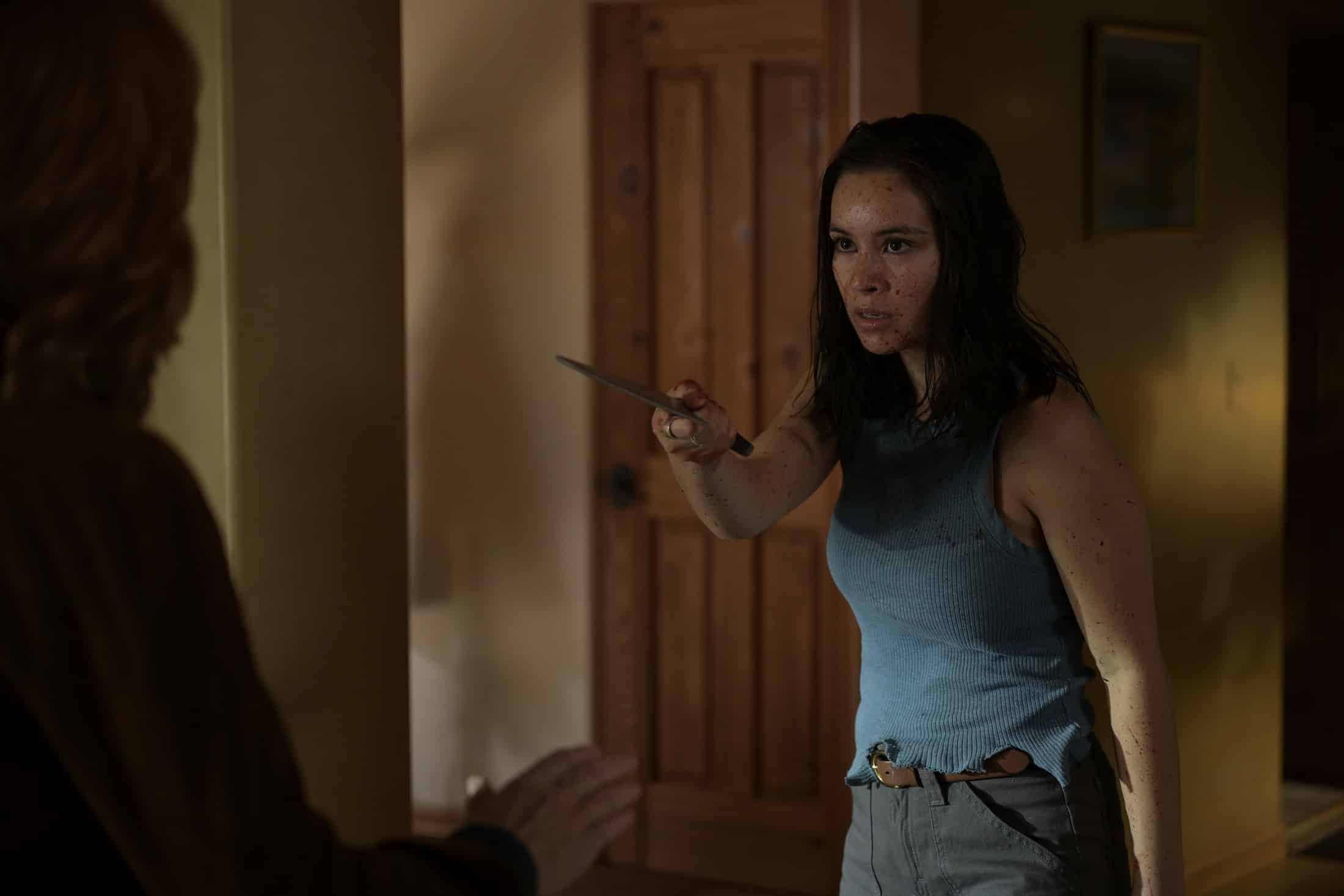 BIG SKY Season 3 Episode 12 - “Are You Mad?” – Jenny, Cassie and Beau uncover the truth about the Bleeding Heart Killer, but before justice can be served, chaos breaks out. Avery’s involvement with Tony’s crime family escalates to a standoff; Emily and Denise are put in grave danger; and despite her recent revelations, Sunny’s family ties continue to pull apart. As Cassie, Jenny and Beau work to clean up the mess, the killer is still on the loose, ensuring no one is safe on “Big Sky: Deadly Trails,” WEDNESDAY, JAN. 11 (10:00-11:00 p.m. EST), on ABC. (ABC/Anna Kooris) MADALYN HORCHER