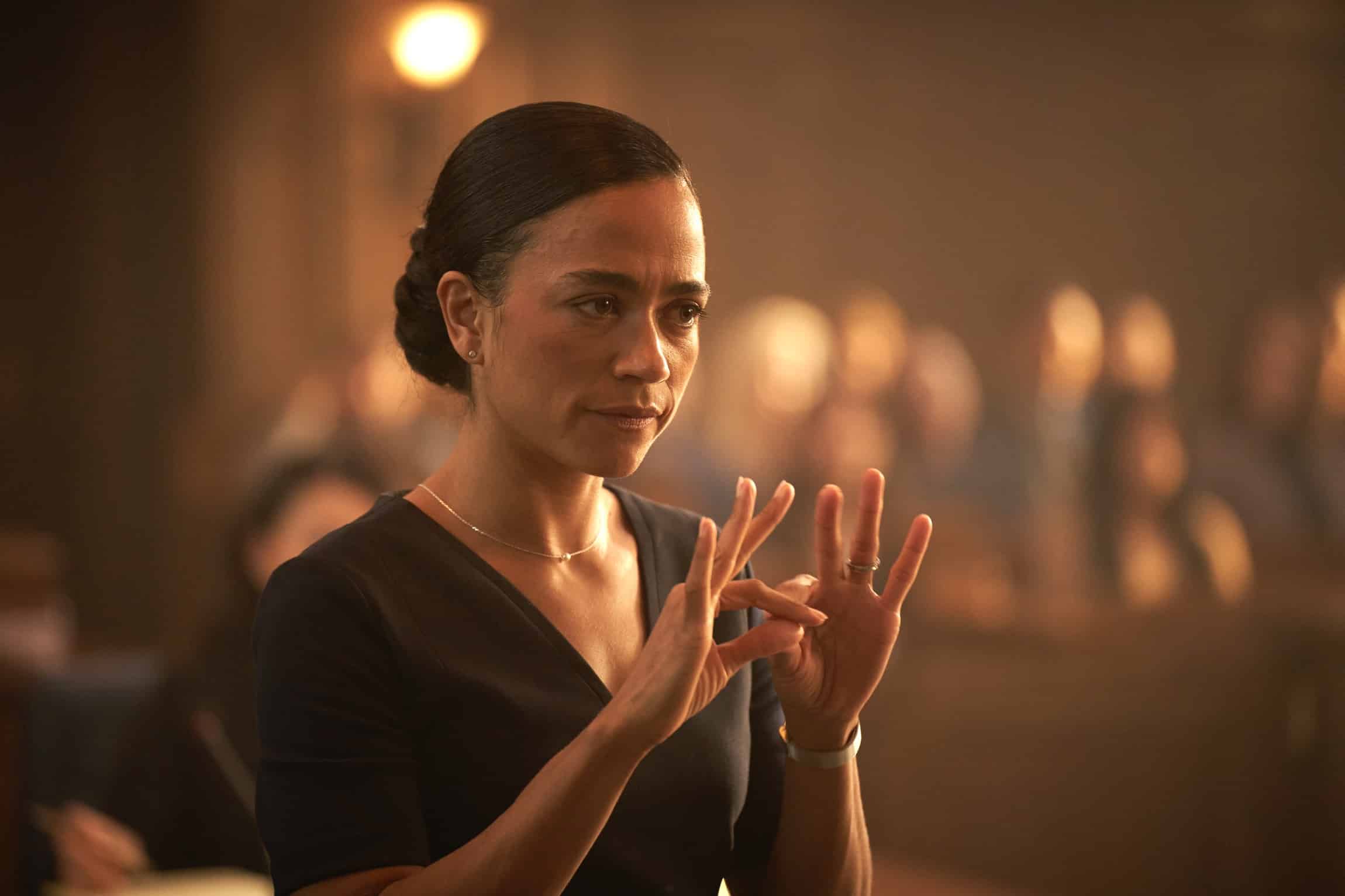 ACCUSED: Lauren Ridloff in the “Ava’s Story” episode of ACCUSED airing Tuesday, January 24 (9:01-10:00 PM ET/PT) on FOX. ©2022 Fox Media LLC. CR: Steve Wilkie/FOX