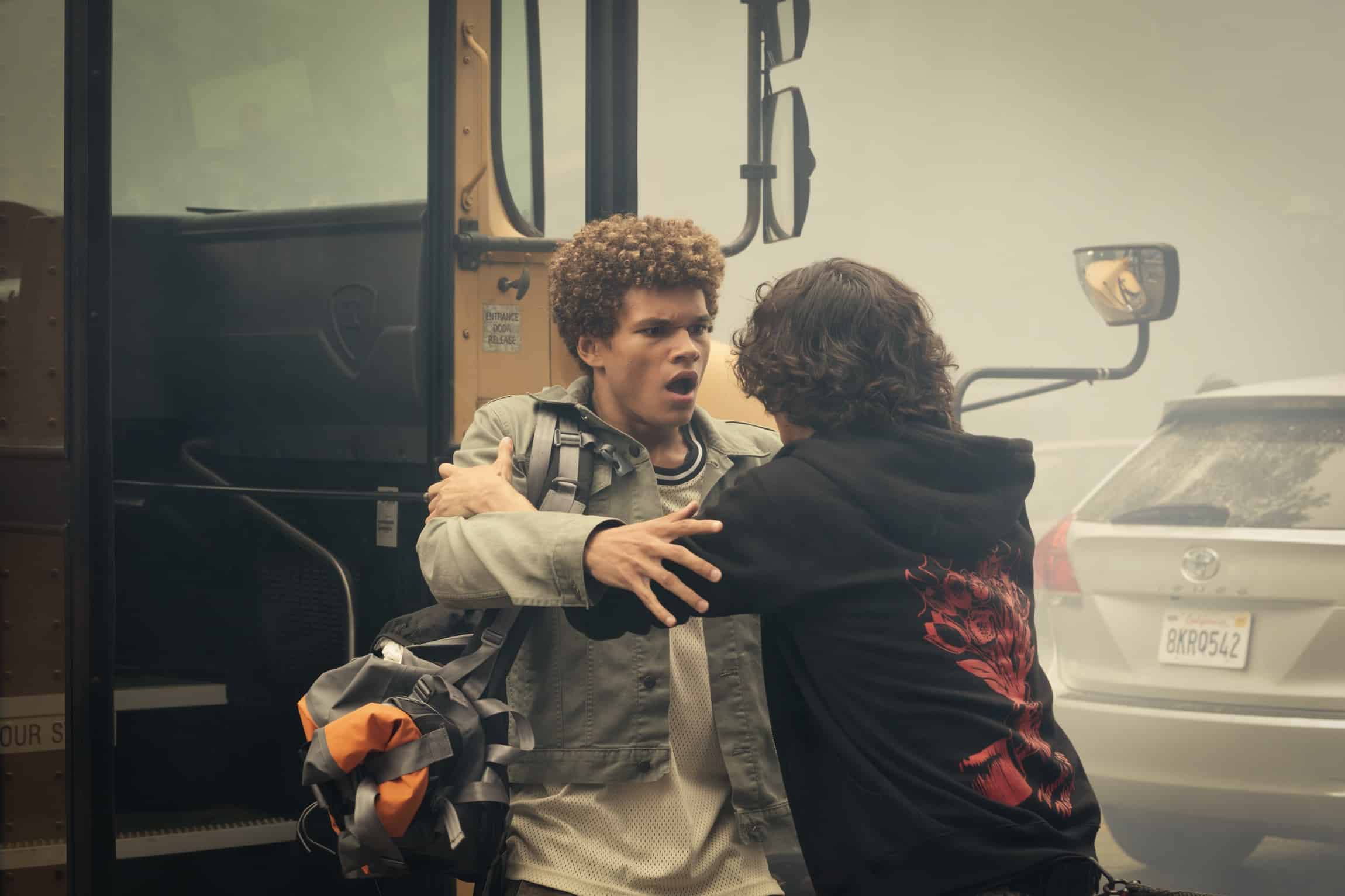 WOLF PACK Season 1 Episode 1-- “From a Spark to a Flame” --  Armani Jackson as Everett Lang in WOLF PACK on Paramount+. Photo: Steve Dietl/Paramount+ © 2022 MTVE All Rights Reserved.