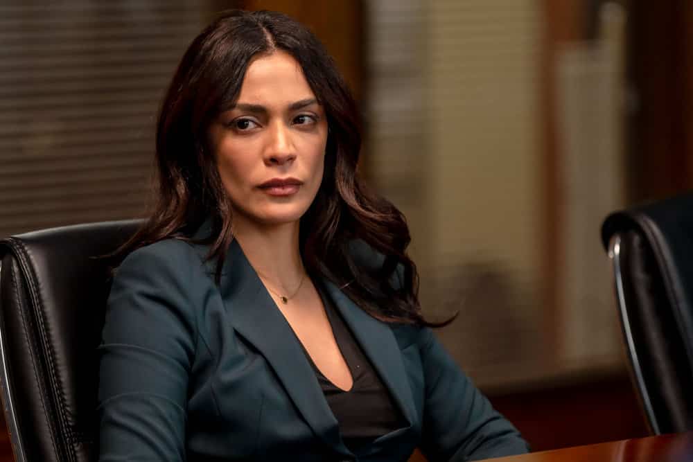 LAW & ORDER -- "Almost Famous" Episode 22012 -- Pictured: Odelya Halevi as ADA Samantha Maroun -- (Photo by: Zach Dilgard/NBC)