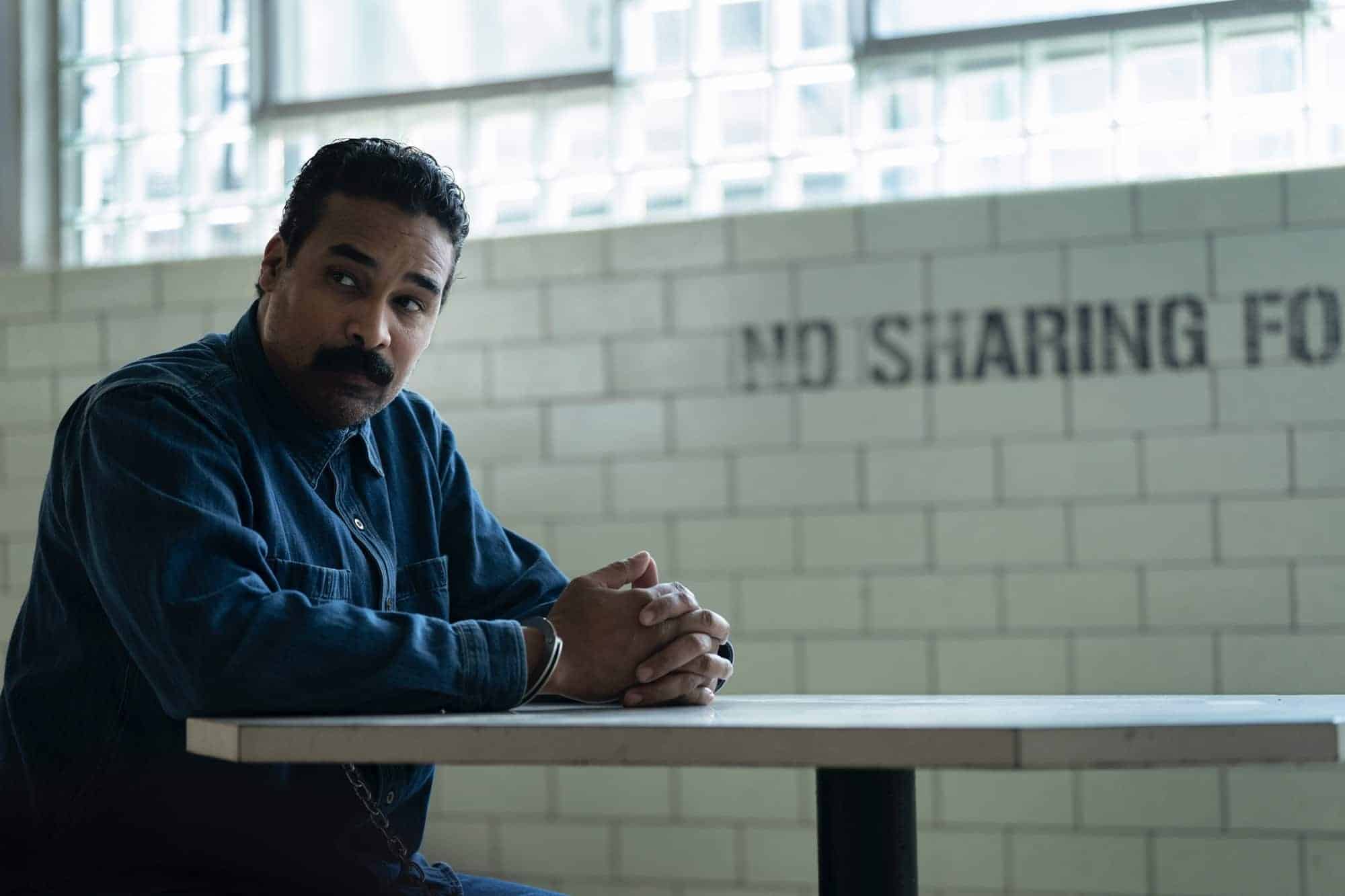 MAYOR OF KINGSTOWN - “Kill Box”-   Reinaldo Faberlle as Luis  in season 2, episode 5 of the Paramount + series MAYOR OF KINGSTOWN. Photo Cr: Dennis P. Mong Jr./Paramount +. © 2022 Viacom International Inc. All Rights Reserved.