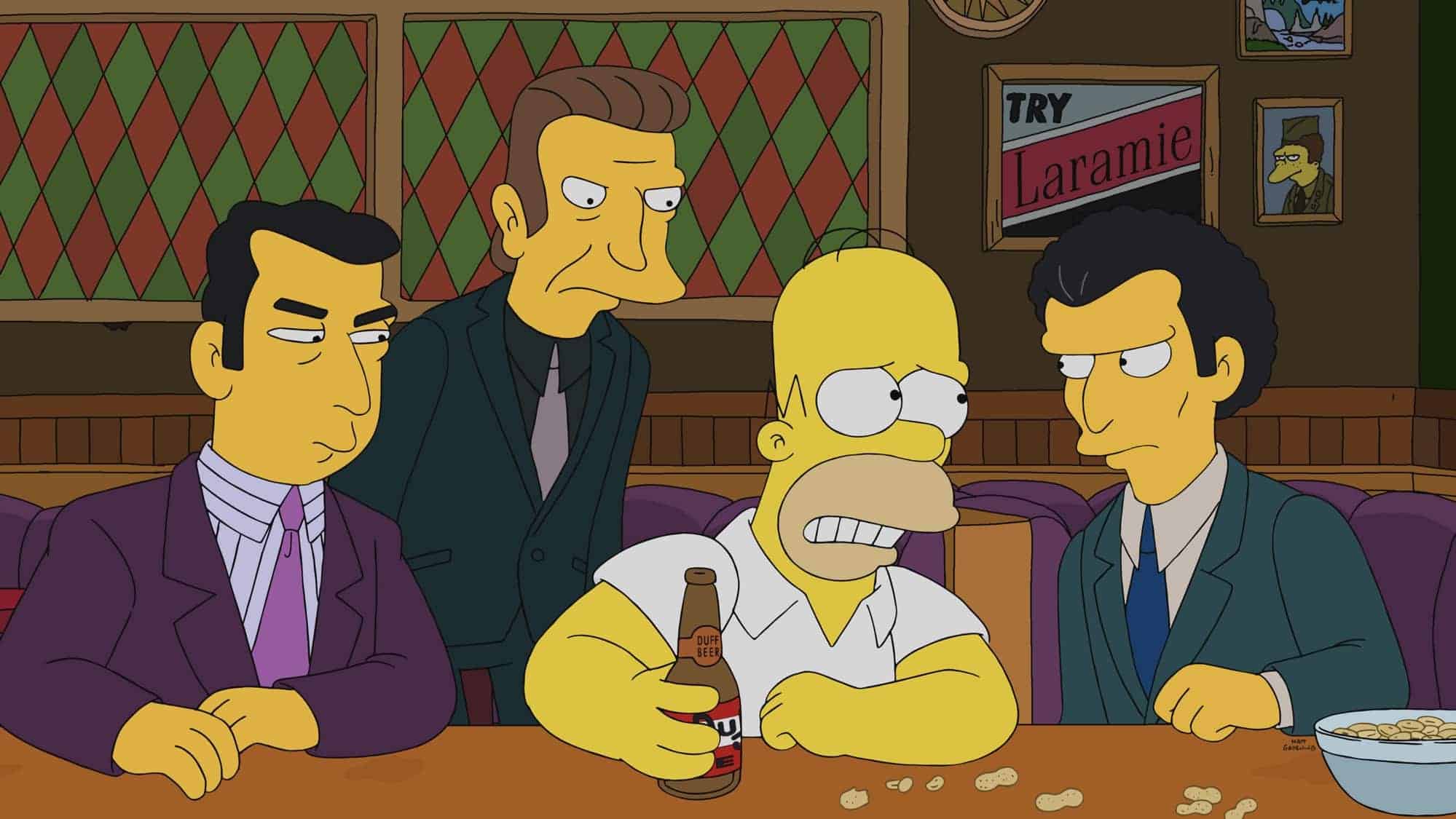 THE SIMPSONS Season 34 Episode 13: Flanders unwittingly goes into business with the mob in the "The Many Saints of Springfield" episode of THE SIMPSONS airing Sunday, Feb 19 (8:00-8:31 PM ET/PT) on FOX. THE SIMPSONS © 2023 by 20th Television.