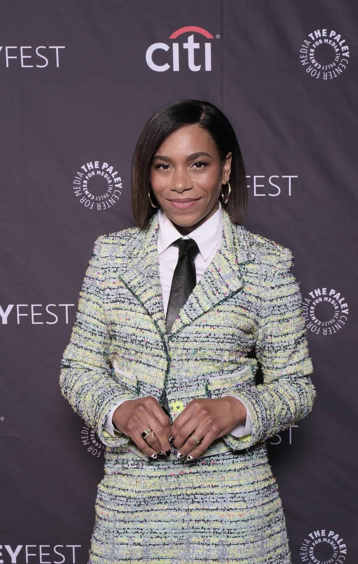 HOLLYWOOD, CA - APRIL 2, 2023: Kelly McCreary at PaleyFest LA 2023 honoring Grey's Anatomy, presented by The Paley Center for Media, at the DOLBY THEATRE on April 2, 2023 in Hollywood, California. © Michael Bulbenko for the Paley Center