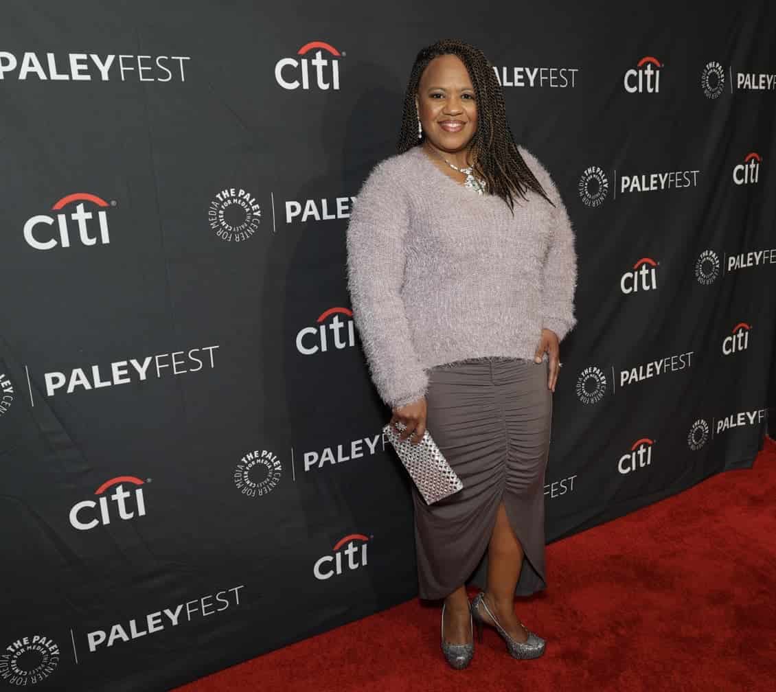 HOLLYWOOD, CA - APRIL 2, 2023: Chandra Wilson at PaleyFest LA 2023 honoring Grey's Anatomy, presented by The Paley Center for Media, at the DOLBY THEATRE on April 2, 2023 in Hollywood, California. © Brian To for the Paley Center