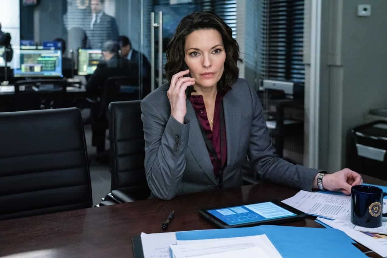 FBI Season 5 Episode 17 “Imminent Threat - Part Two” – To aid Scola in his undercover mission to find the terrorists believed to be behind the imminent attack in New York City, Maggie calls in Remy (FBI: MOST WANTED series star Dylan McDermott), whose well-connected informant from a prior case may be key to moving the operation forward, in hour two of the three-episode FBIs global crossover event, on the CBS Original series FBI, Tuesday, April 4 (9:00-10:00 PM, ET/PT) on the CBS Television Network and available to stream live and on demand on Paramount+*. FBI: INTERNATIONAL stars Luke Kleintank, Heida Reed, Carter Redwood, Vinessa Vidotto and FBI: MOST WANTED stars Roxy Sternberg and Keisha Castle-Hughes also guest star in the episode. Pictured: Alana De La Garza as Special Agent in Charge Isobel Castille. Photo: Bennett Raglin/CBS ©2023 CBS Broadcasting, Inc. All Rights Reserved.