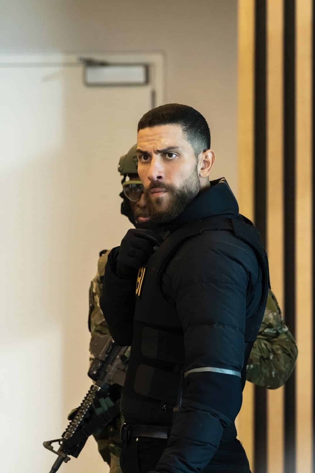 “Imminent Threat - Part Two” – To aid Scola in his undercover mission to find the terrorists believed to be behind the imminent attack in New York City, Maggie calls in Remy (FBI: MOST WANTED series star Dylan McDermott), whose well-connected informant from a prior case may be key to moving the operation forward, in hour two of the three-episode FBIs global crossover event, on the CBS Original series FBI, Tuesday, April 4 (9:00-10:00 PM, ET/PT) on the CBS Television Network and available to stream live and on demand on Paramount+*. FBI: INTERNATIONAL stars Luke Kleintank, Heida Reed, Carter Redwood, Vinessa Vidotto and FBI: MOST WANTED stars Roxy Sternberg and Keisha Castle-Hughes also guest star in the episode. Pictured: Zeeko Zaki as Special Agent Omar Adom ‘OA’ Zidan. Photo: Bennett Raglin/CBS ©2023 CBS Broadcasting, Inc. All Rights Reserved.