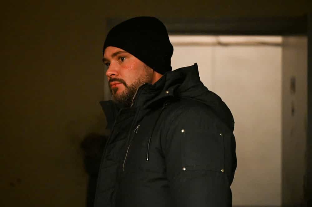CHICAGO PD Season 10 Episode 19 -- "The Bleed Valve" Episode 1019 -- Pictured: Patrick John Flueger as Adam Ruzek -- (Photo by: Lori Allen/NBC)