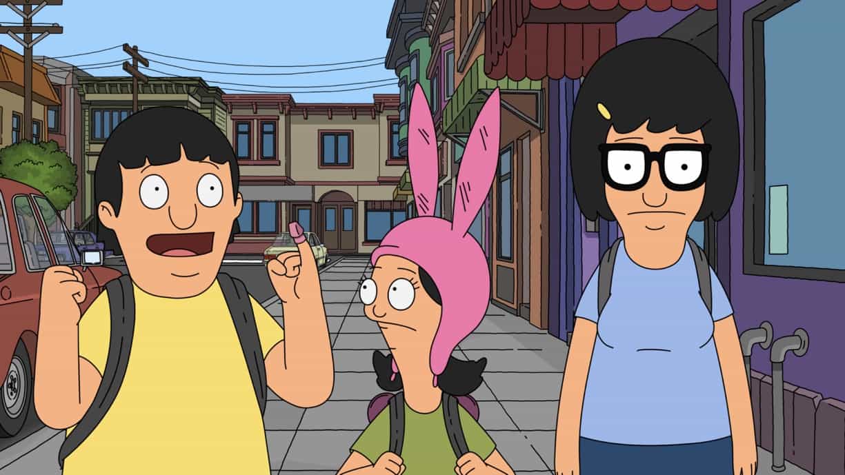 BOB’S BURGERS Season 13 Episode 22 promo : Louise takes a class assignment - and a few unhelpful comments by Wayne - very personally. And Bob hires a masseur-in-training to give Linda a massage for Mother's Day in the "Amelia" episode of BOB'S BURGERS airing Sunday, May 21 (9:00-9:30 PM ET/PT) on FOX. BOBíS BURGERS © 2023 by 20th Television