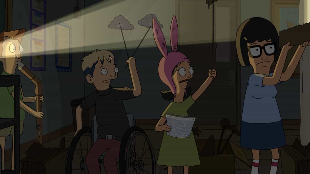 BOB'S BURGERS: Louise takes a class assignment - and a few unhelpful comments by Wayne - very personally. And Bob hires a masseur-in-training to give Linda a massage for Mother's Day in the "Amelia" episode of BOB'S BURGERS airing Sunday, May 21 (9:00-9:30 PM ET/PT) on FOX. BOBíS BURGERS © 2023 by 20th Television
