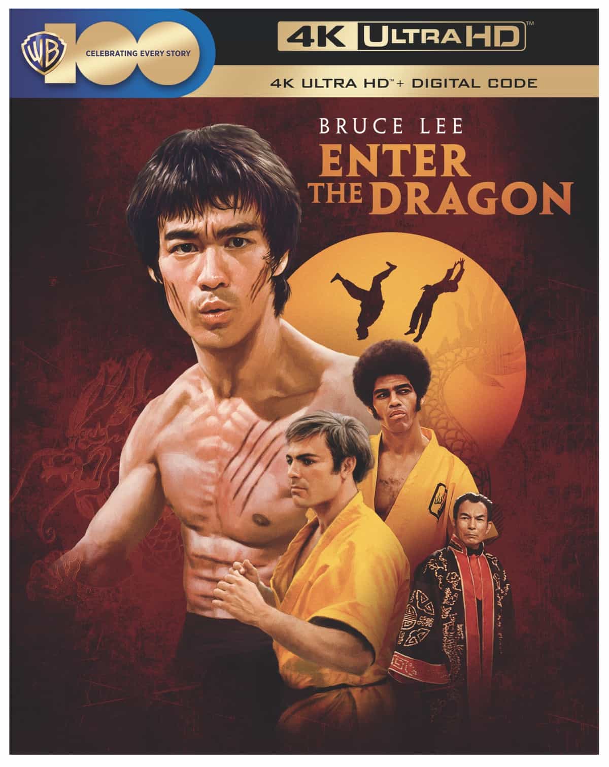 Enter The Dragon 4K Box Cover Artwork