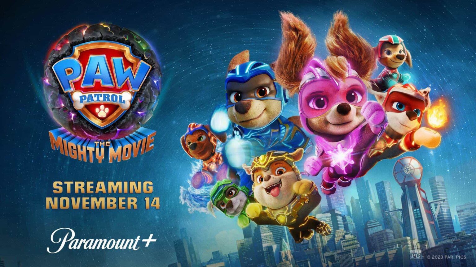 Stream PAW PATROL: THE MIGHTY MOVIE Beginning November 14 On Paramount+ ...
