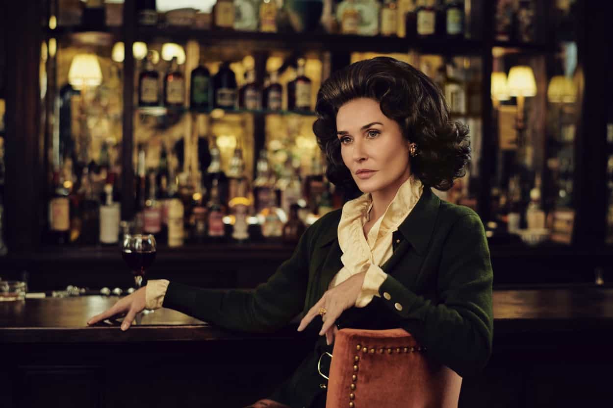 FEUD: Capote Vs. The Swans -- Pictured: Demi Moore as Ann Woodward. CR: Pari Dukovic/FX