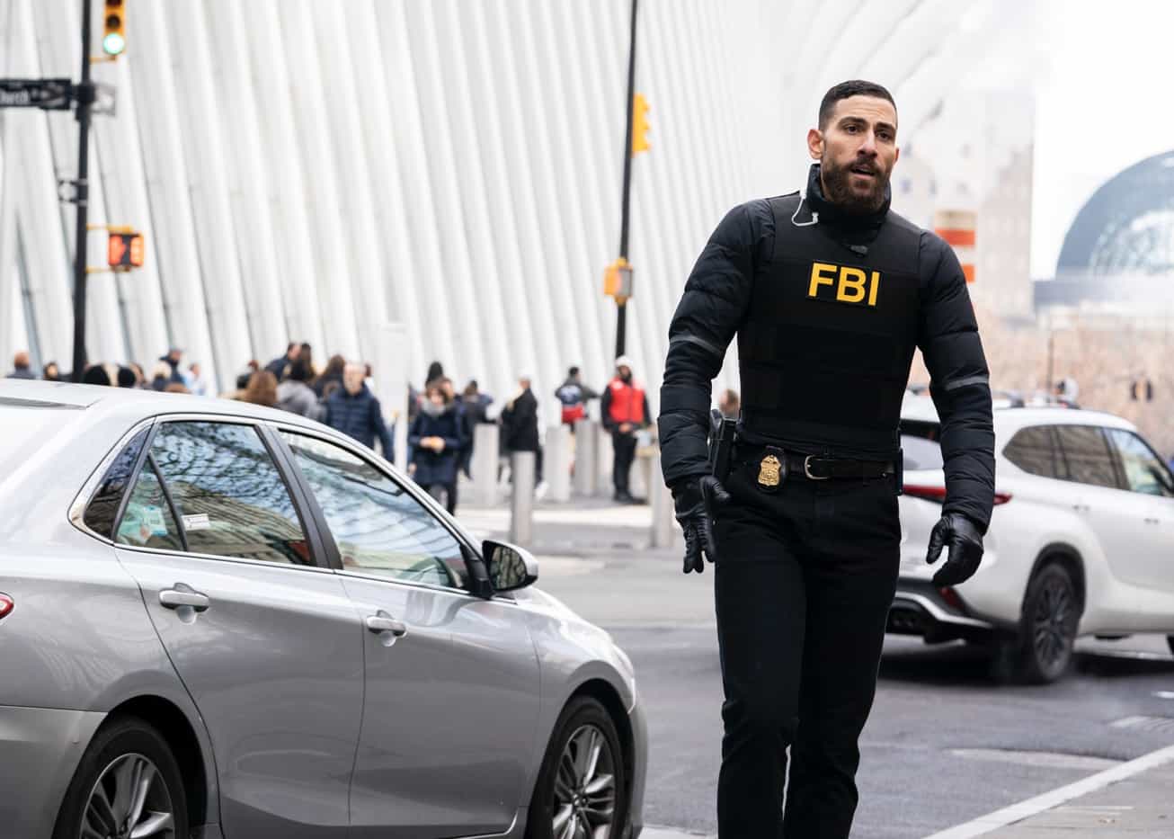 “All the Rage” – When a bus explosion kills several innocent people, the team jumps into action to take down the responsible terrorist organization. Meanwhile, Scola tries to balance fatherhood with the job, on the sixth season premiere of FBI, Tuesday, Feb 13 (8:00-9:00 PM, ET/PT) on the CBS Television Network, and streaming on Paramount+ (live and on demand for Paramount+ with SHOWTIME subscribers, or on demand for Paramount+ Essential subscribers the day after the episode airs).  Pictured: Zeeko Zaki as Special Agent Omar Adom ‘OA’ Zidan. Photo: Bennett Raglin/CBS ©2023 CBS Broadcasting, Inc. All Rights Reserved.