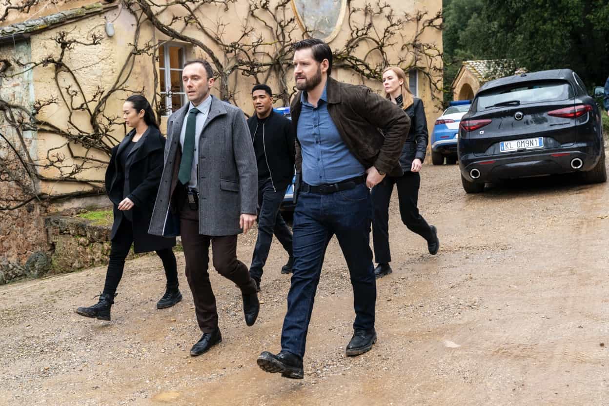 FBI INTERNATIONAL Season 3 Episode 7 Photos Andiamo! 2 FBI INTERNATIONAL Season 3 Episode 7 “Andiamo!” – Pictured (L-R): Vinessa Vidotto as Special Agent Cameron Vo, Marius Bizau as Inspector Aldo Ferrara. Photo: Paolo Ciriello/CBS ©2024 CBS Broadcasting, Inc. All Rights Reserved.