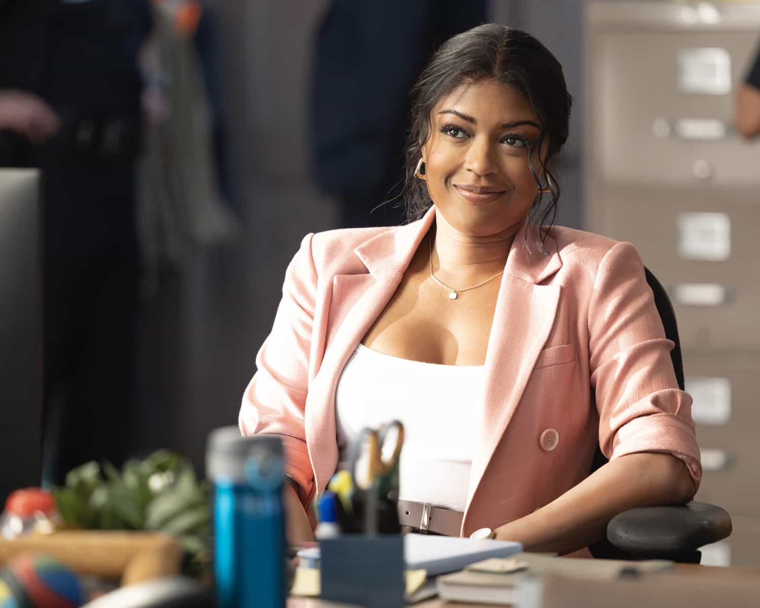 HIGH POTENTIAL - “Pawns” - While working tirelessly to shield her family from the Game Maker’s threats, another crime drags Morgan back into his game and the LAPD must decide whether to trust her instincts before the next move turns fatal. TUESDAY, SEPT. 16 (10:00-11:00 p.m. EDT) on ABC. (Disney/Christine Bartolucci) 