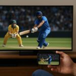 Cricket on tv and phone
